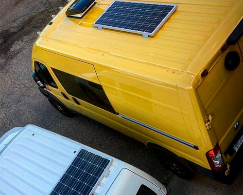 Placa solar en autocaravana